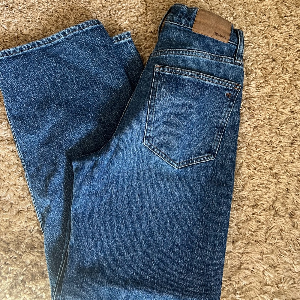 Perfect vintage wide leg dark denim